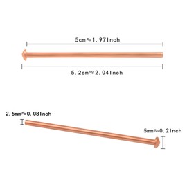 OIMERRY Stud Welder Pins, 600-Pack 2.5mm Auto Draw Pins for Repairing Spots