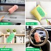 2 Pack Extendable Microfiber Feather Duster, Electrostatic Microfiber Head, Up