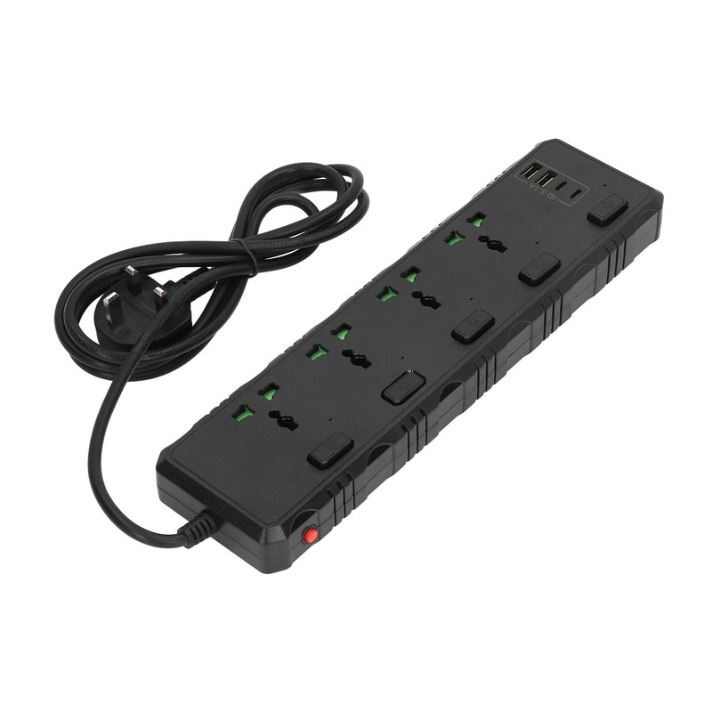 Power Strip Multifunction Universal USB PD PD Interface 110‑265V for