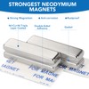 DIYMAG Neodymium Magnets, 24 Pack Strong Magnetic Bar with Double-Sided