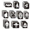 Superhero themed Glitter Tattoo Stencils - Perfect for kids temporary