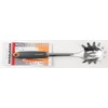 Fackelmann Spaghetti Spoon Soft 31cm in Grey/Orange/Silver, Stainless Steel 31