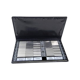 YUCHENGTECH 30Pcs Surface Roughness Comparators Surface Finish Comparator Set Ra0.05-12.5mm Microfinish Comparator for Lathe Machinery Manufactur Teach