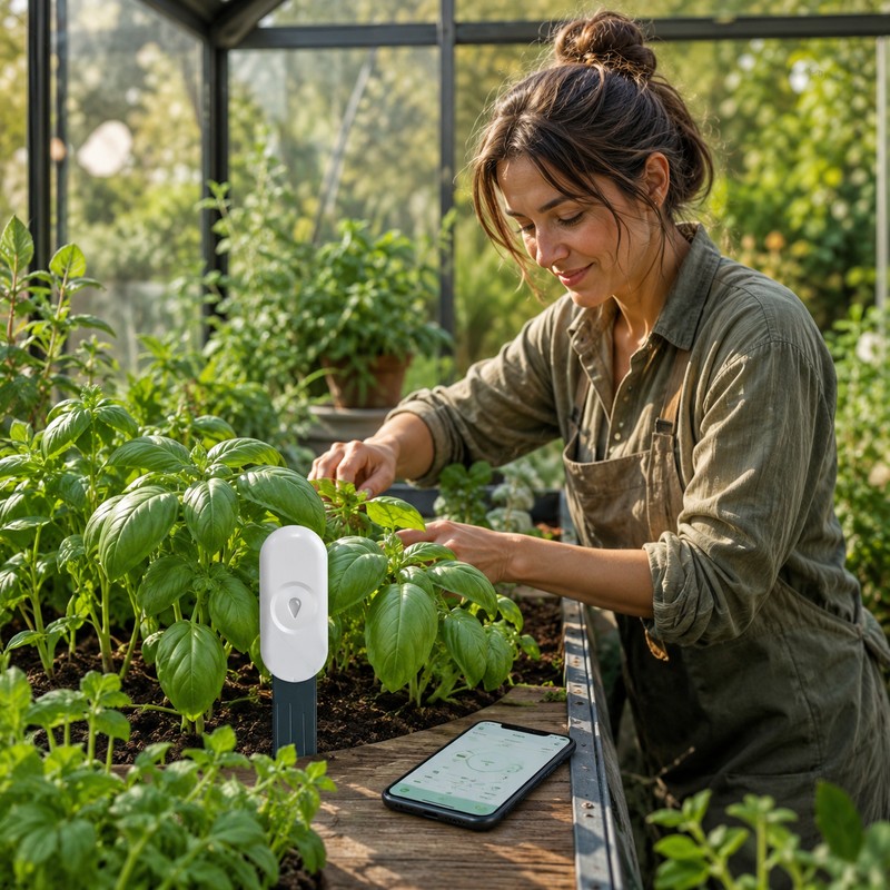 Smart ZigBee Soil Moisture Sensor for Garden Irrigation – Temperature