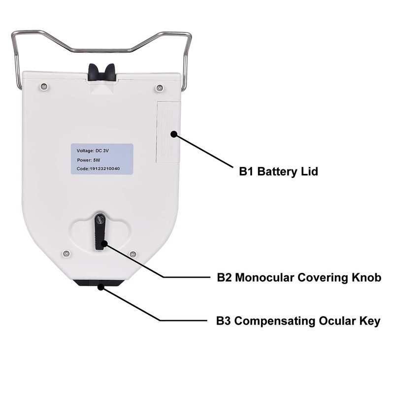 Digital PD Meter, Optical Digital Pupilometer with LCD Display Optical