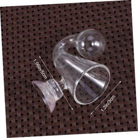 GRIRIW Fish Tank Co2 Concentration Monitor 2pcs Glass Co2 Checker Co2 Monitor Aquarium Safe Sturdy Material