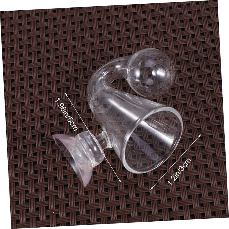 GRIRIW Fish Tank Co2 Concentration Monitor 2pcs Glass Co2 Checker