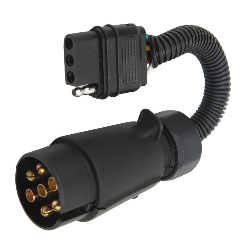 Trailer Wire Adapter Plug 7 Pin Round to 4 Pin