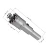 sourcing map 18mm Carbide Hole Cutter, Hole Saws for Stainless