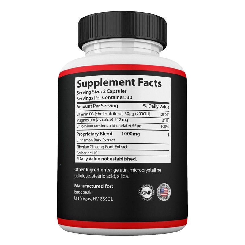 Endopeak Supplemement, Endopeak Pills High Potency Formula (2 Pack)