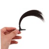 SAFIGLE 4pcs Black Hair Clips Cute Side Hair Extensions for