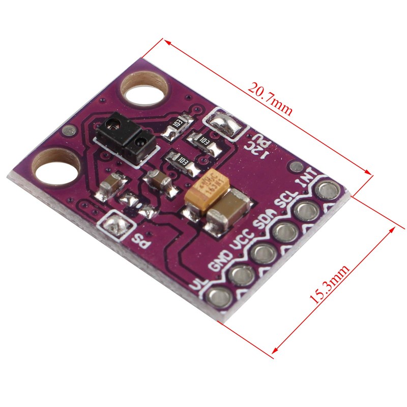 HALJIA 2PCS APDS-9960 GY-9960-3.3 APDS9960 RGB Infrared Gesture Sensor Module