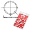 Metal Key Rings Large Flat Split in Bulk Heavy Duty