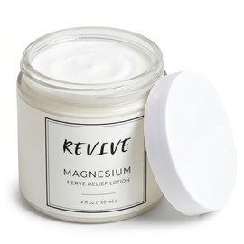 Nerve Relief Lotion, Magnesium Nerve Cream with Arnica Montana, Menthol, Neuropathy Lotion for Foot, Joint & Back, Non-Greasy, Deep Penetration, 4 fl oz (120 mL) (1)