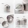 Kobo Aizawa Stainless Steel Coffee Canister Small Size Coffee Canister