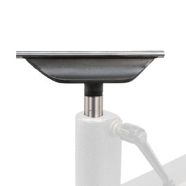 Hurricane Turning Tools, 8" Tool Rest with Hardened Steel Rod For Wood Lathe, 1" Diameter Post, 6" Post Length