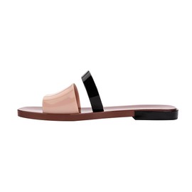 Melissa Ivy Slide II for Women, Brown/Beige, 9