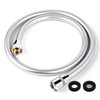 LEEFE PVC Smooth Shower Hose Flexible Anti-Kink Handheld Shower Head