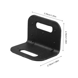 Operitacx 20 Stück Teiliges Kunststoff Eckenschützer Förmige Kantenschutzwinkel Extrastark Schwarz für Kartons Paletten Versand Verpackungsschutzecken