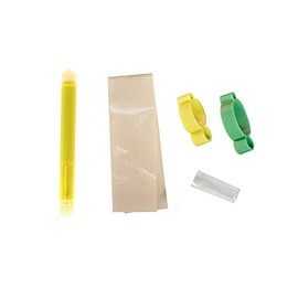 TACKLE BEACON - 3" Pole Float Beacon - Yellow Lightstick W/Holders 1/Pack