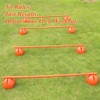 Kvittra 6PCS 6FT Adjustable Soccer Agility Training Poles, Soccer Agility