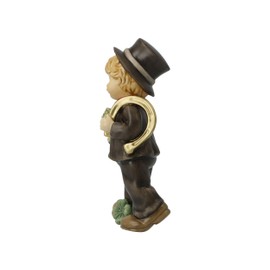 Goebel X-Mas 10-638-35-1 Chimney Sweep with Horseshoe Stoneware Multi-Coloured Dimensions: 5.5 cm x 5.5 cm x 13 cm