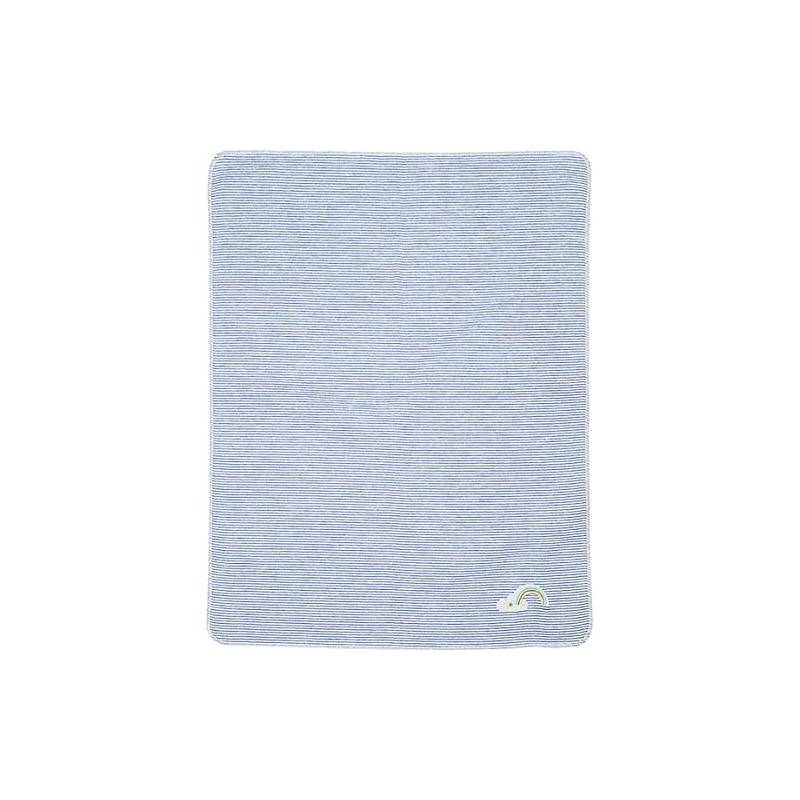 [W1] Baby Blanket Rainbow with Stick North Sea