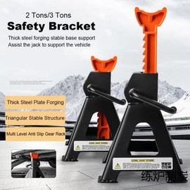 3톤6톤 중량급 차축 스탠드 강철 조절식 잭 홀딩 자동차 밴 리프팅 도구 비상용 3-Ton 6-Ton Heavy Duty Car Van Lift Jack Stand Emergency Steel Adjustable Holding Tool [01 Security Bracket]