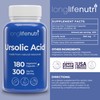 LongLifeNutri Ursolic Acid 300mg - Sourced from Rosemary Leaf Extract,