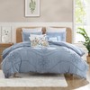 Peri Home 100% Cotton 3-Piece Comforter and Sham Set, King,