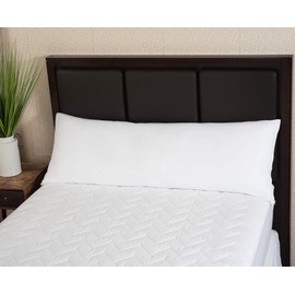 Poly-Cotton Zippered Pillow Cover - Body Size Pillow Protector - Protects from Dirt, Dust, and Debris - 2 Pack