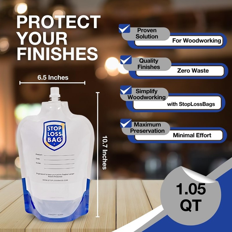 StopLoss Bags 4-Pack - Transfer, Dispense, Mix, Preserve with Ease