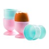 Egg Cups Set of 4, Lightweight Boiled Egg Holders Great