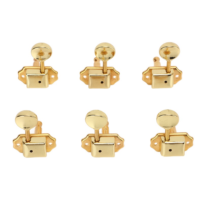 6 Pcs String Tuning Pegs 3L3R High Strength Metal Machine