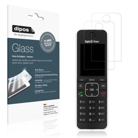 dipos I 2x Screen Protector 9H Matte Compatible with AVM FRITZ! FON C6 Protective Film Anti-Shock Film