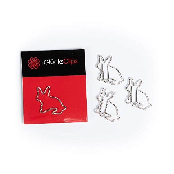 GlücksClips Cute Paper Clips (Set of 11) - Rabbit Design