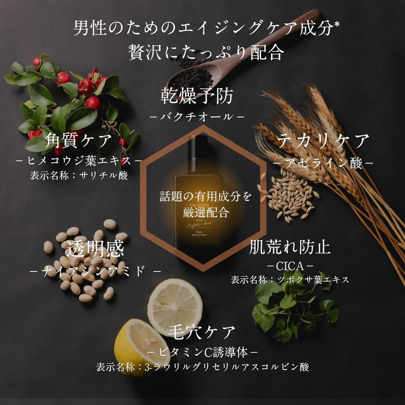【2025 Men's Cosmetics Award 4 Crowns】 OCHER (Ocher) Skin Science-Based