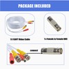 SLLEA 150ft White Video and Power BNC Cable Replacement for