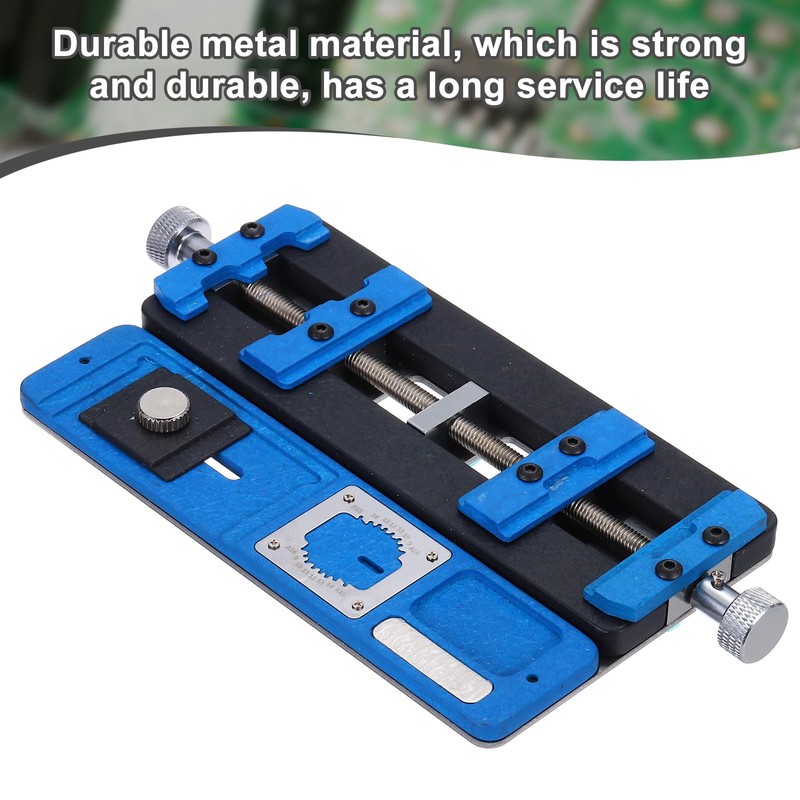 PATIKIL Adjustable PCB Fixing Holder,3.5"x7.4"x0.6" Multifunctional PCB Circuit Board Holder