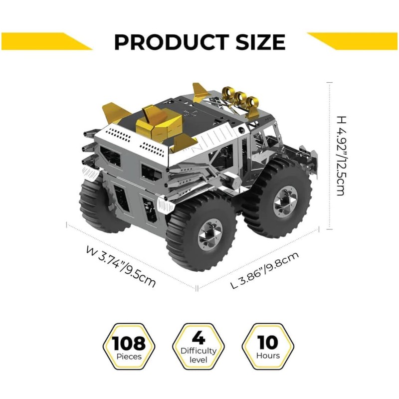 METAL-TIME TROPHY HUNTER ATV ATV Model SHERP Prototype Model Metal