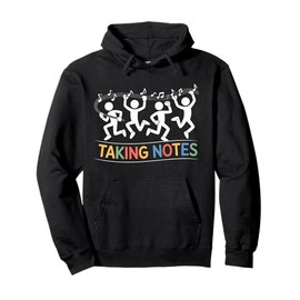 Taking Note Funny Music Art Gag Music Lover For Men Women Pullover Hoodie