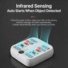 Electric Foot Massager – Up-Down Vibration & Heat Therapy White