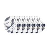 C&F Home Sister Sirens Placemat Round Set of 6 Circular