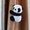 Yiphates 2Pcs Plush Animal Clip Clip-On Critter Panda Clip Note