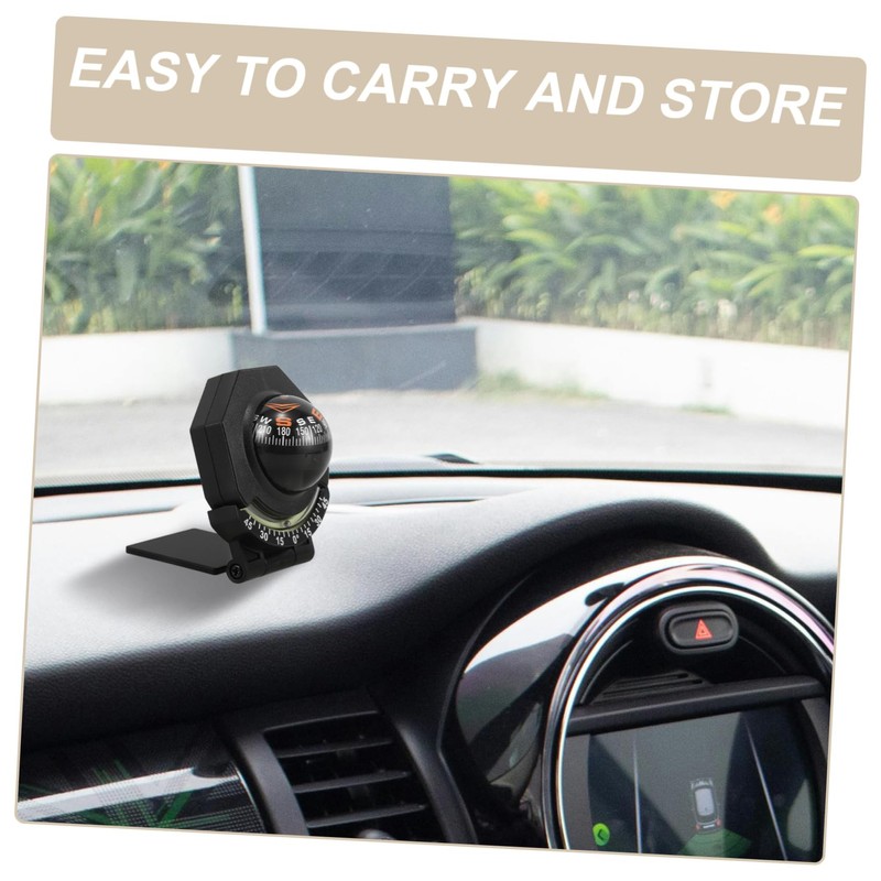 WOONEKY Luminous Guide Ball Dash Compass for Car Orienteering Compass