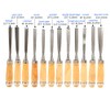 12PCS Wood Carving Chisel Set DIY Woodworking Sculpting Tools with