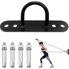 Yeqqzq Battle Rope Anchor, Wall and Floor Anchor/Mount/Bracket Suspension Straps, Wall Anchor Point for Resistance Trainer, Strength Training Systems, Yoga Swings Hammocks