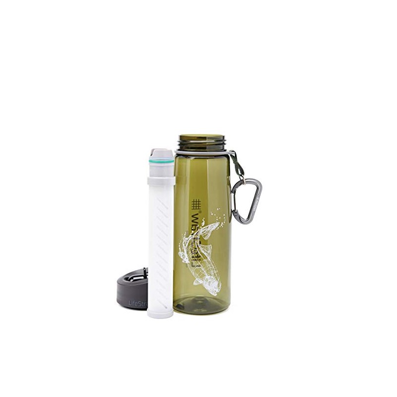 LifeStraw Drinking Bottle 0.7 L Plastic 006-6002138 2-Stage Fish Dark