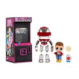L.O.L. Surprise! LOL Surprise Boys Arcade Heroes Action Figure Doll with 15 Surprises Including Hero Suit and Boy Doll or Ultra-Rare Girl Doll, Shoes, Accessories, Trading Card | Kids Age 4-15 Years