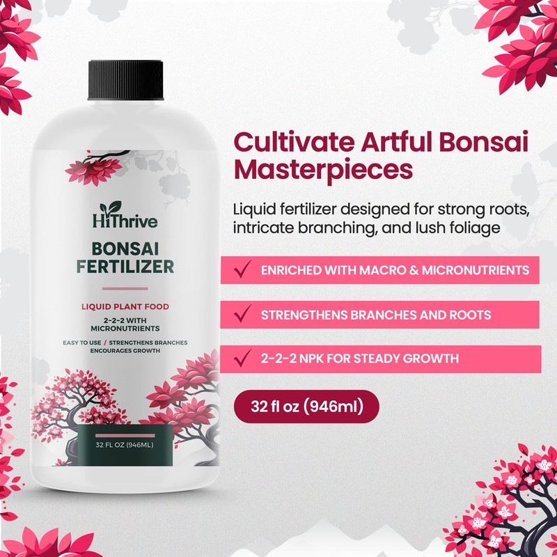 32oz Bonsai Fertilizer Liquid - Makes 192 Gallons of Bonsai
